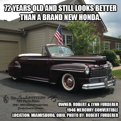 72 years old and still looks better than a brand new Honda.