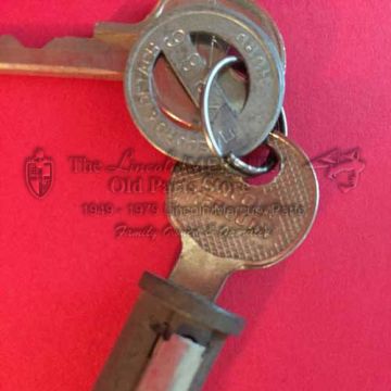 Cylinder and Key Set, Trunk Lock