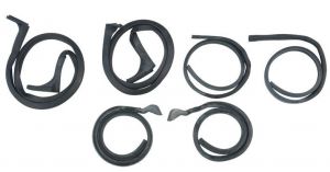 Weatherstrip Door Rubber Set , Convertible Only