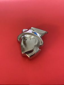 Ornament, Silver Mercury Head