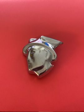 Ornament, Silver Mercury Head