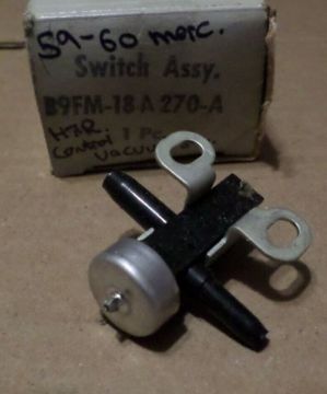 Switch, Heater AC Air Conditioner Vacuum Control Switch Assembly- NOS