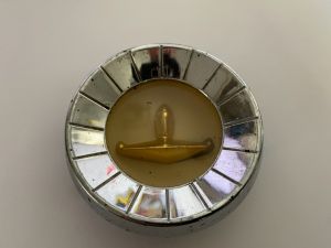 Horn Medallion Emblem Blow Cap Ornament