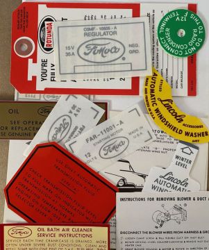 Decal Kit, Engine Compartment
