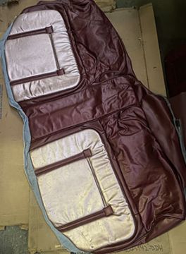 Seat Cover, Lower Seat Bottom Upholstery in the rare color Rose and Gold