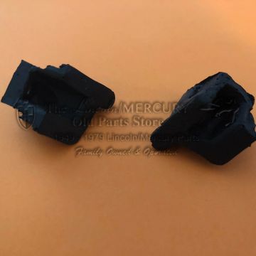 Rubber Bumper Stops Pair, Front Door Window- NEW