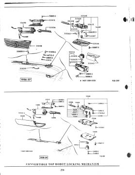 Convertible Top Rail- NOS