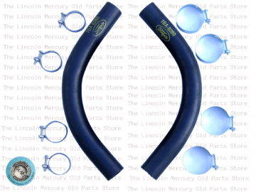 Hose and Clamp Set, Radiator Upper & Lower- KIT NEW