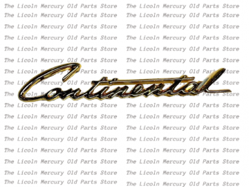 Nameplate, Lincoln Continental Grille Script- NEW