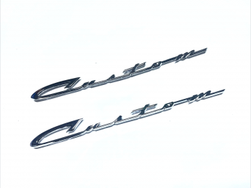 Nameplate, Ornament Custom- PAIR- NEW