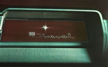 Nameplate, Lincoln Continental Instrument Dash Ornament - OEM