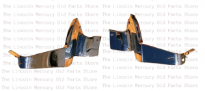 Molding, Fender Front Parking Light Bezel Extension- Outline Moldings PAIR- NOS