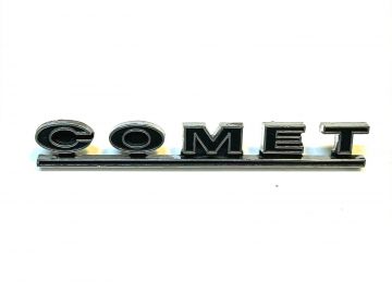 Nameplate, Comet- Dash Ornament - NOS