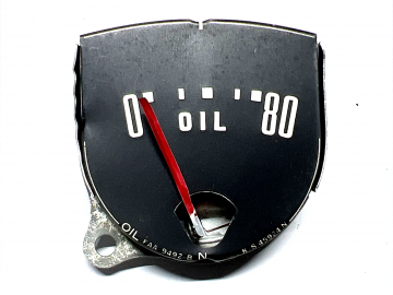 Gauge, Oil Pressure Dash Gauge Indicator NOS