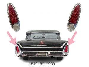 Tail Light Tail Lamp Assembly Pair- NOS