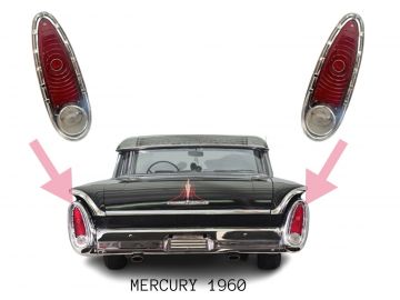 Tail Light Tail Lamp Assembly Pair- NOS