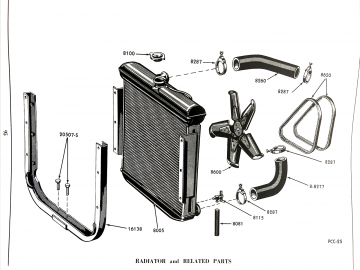 Radiator Fan 6 Blade WITH AC- Air Conditioner Cars-  OEM