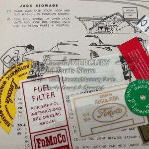 Engine Compartment Decal Kit- NEW