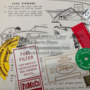 Engine Compartment Decal Kit- NEW