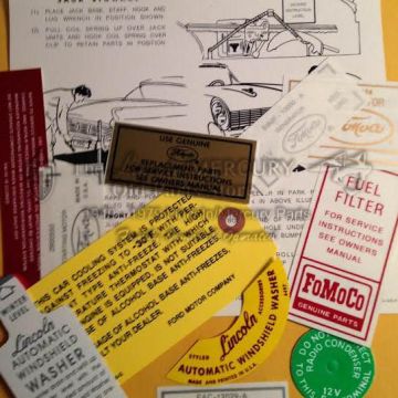 Engine Compartment Decal Kit- NEW