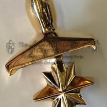 Ornament, Hood Knight's Head- NEW