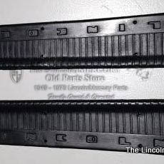 Sill Plate Set, 2-Door Rubber Black