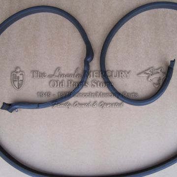 Weatherstrip, Front Door Seal Pair with Molded Ends