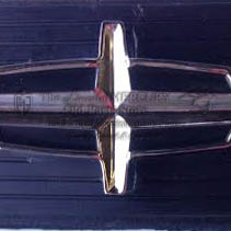 Sill Plate Insert Set, Rubber and Chrome Star (1 KIT DOES 2 DOORS)- NEW