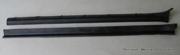 Weatherstrip, Vertical Quarter Window Leading Edge- Pair- NEW