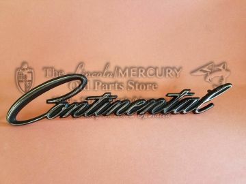 Nameplate, Continental- OEM