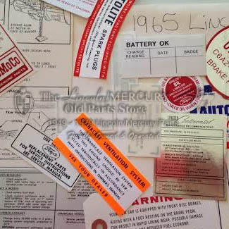 Engine Compartment Decal Kit