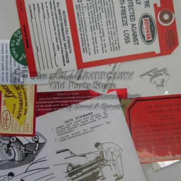 Decal Kit, Engine Compartment- NEW